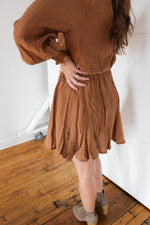 Load image into Gallery viewer, Briar Copper Dress (Hidden Romper)
