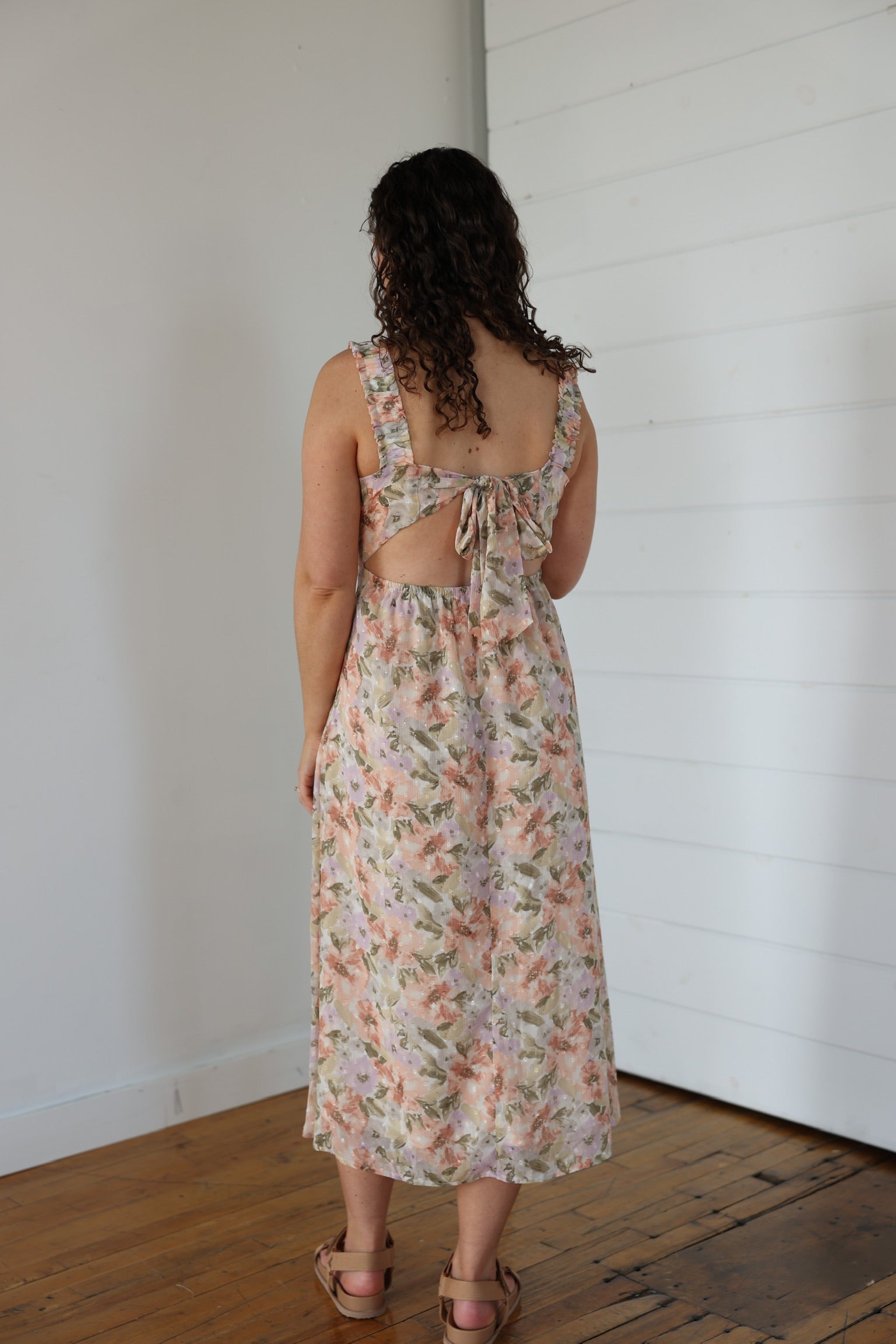 Dune Flowers Midi Dress (One Left - Size XS)