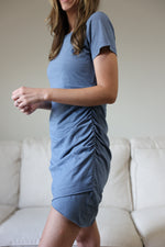 Load image into Gallery viewer, Rylee Tee Shirt Dress &gt;&gt; Midnight Blue

