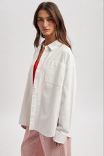 Load image into Gallery viewer, Vanna's Button Up >> White
