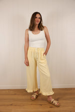 Load image into Gallery viewer, Banana Gingham Pants
