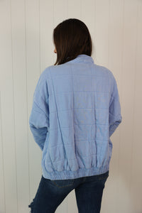 Kora Bomber Jacket >> Sky Blue