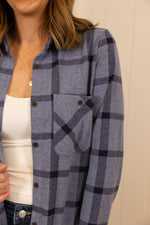 Load image into Gallery viewer, The Taylor Button Up >> Navy Checker
