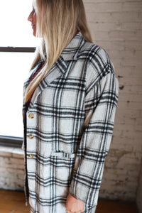 Jane's Plaid Overcoat (One Left - Size L)