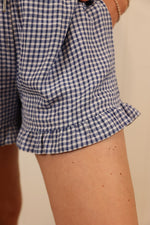 Load image into Gallery viewer, Blueberry Checker Shorts
