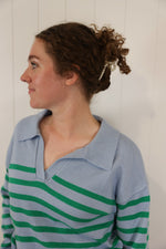 Load image into Gallery viewer, Olivia Sweater &gt;&gt; Sky Green (Two Left)
