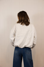 Load image into Gallery viewer, Blouson Cropped Pullover Sweatshirt
