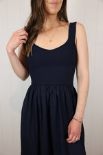 Load image into Gallery viewer, Our Sweetheart Dress &gt; Navy
