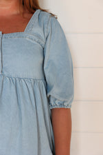 Load image into Gallery viewer, Deja Denim Dress (One Left - Size S)
