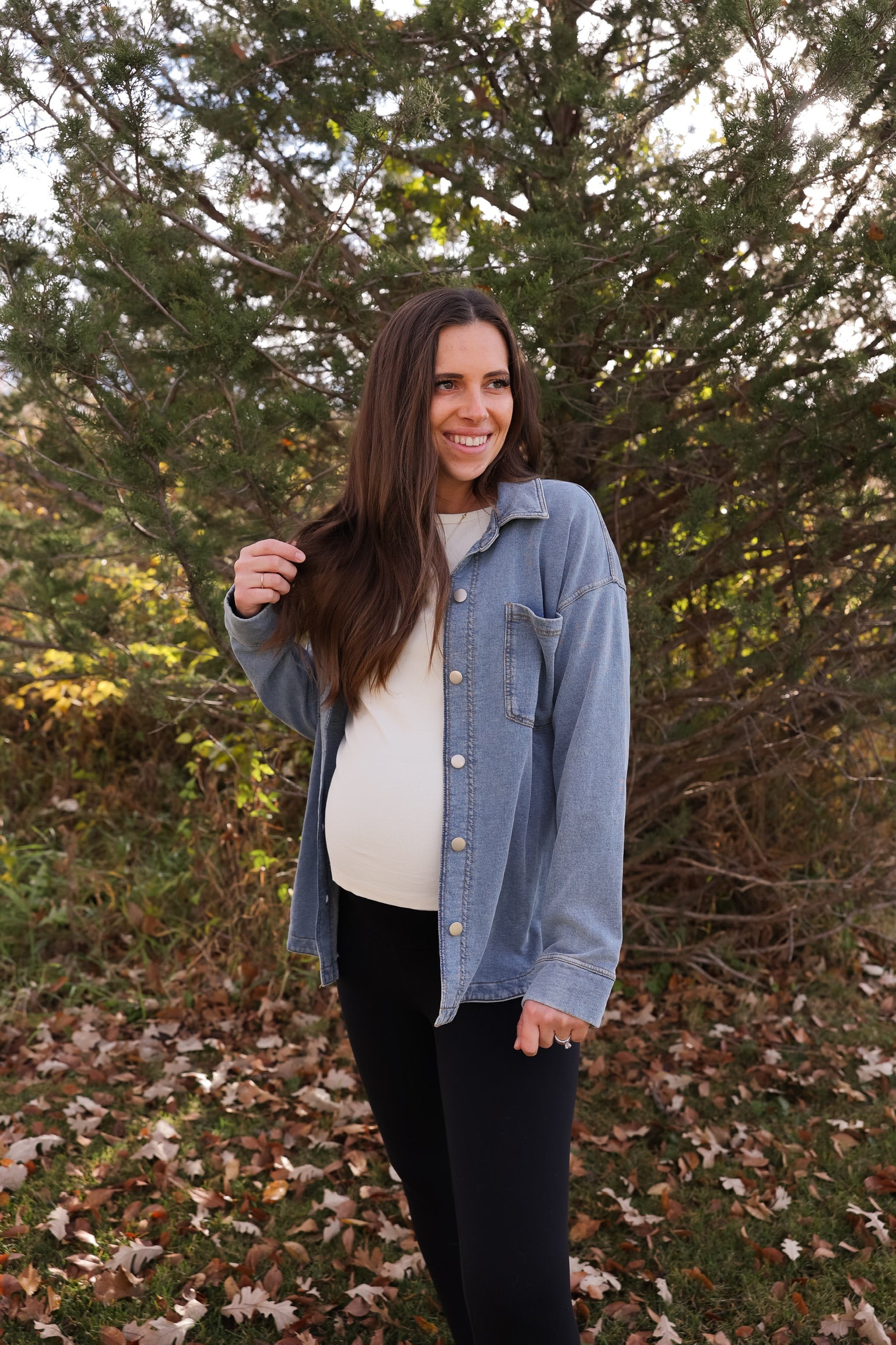 Danelle Denim Shacket