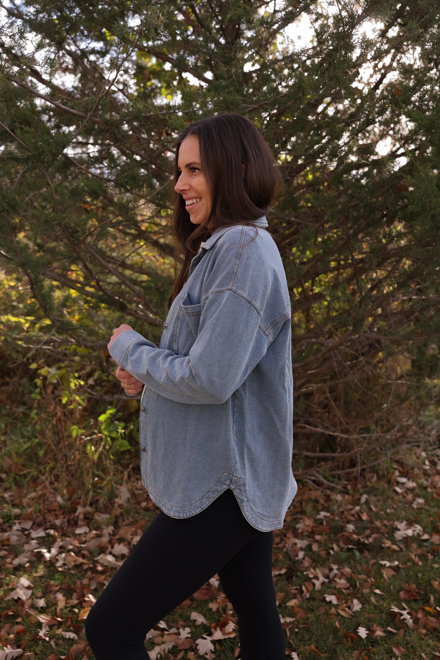 Danelle Denim Shacket