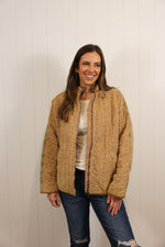 Load image into Gallery viewer, Quilted Corduroy Jacket &gt;&gt; Dusty Mustard Mauve
