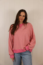 Load image into Gallery viewer, The Cassidy Top >> Pink/Natural
