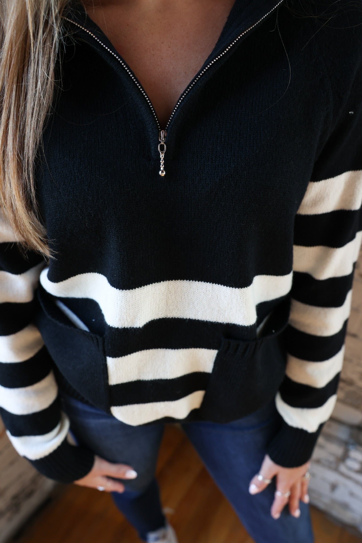 Lora's Zip Sweater (One Left - Size L)