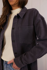 Load image into Gallery viewer, The Brooke Shacket &gt;&gt; Warm Charcoal
