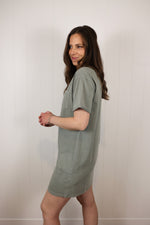 Load image into Gallery viewer, The Karlee Dress &gt;&gt; Forest Fog
