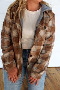 Finn Hoodie Plaid ((One Left - Size S)