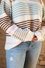 Load image into Gallery viewer, Vivien&#39;s Stripe Sweater (Two Left)
