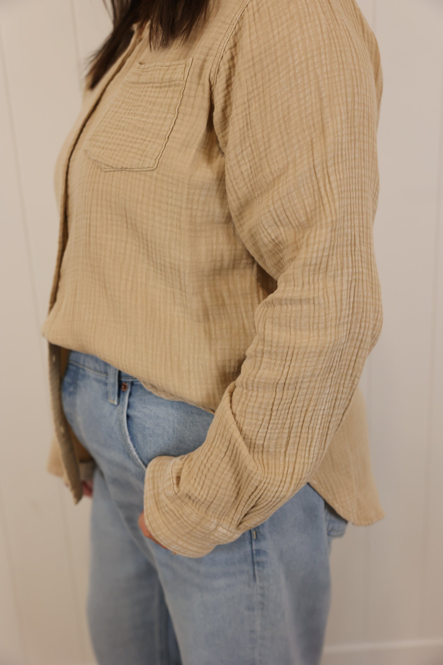 The Riley Top >> Lemon Pepper