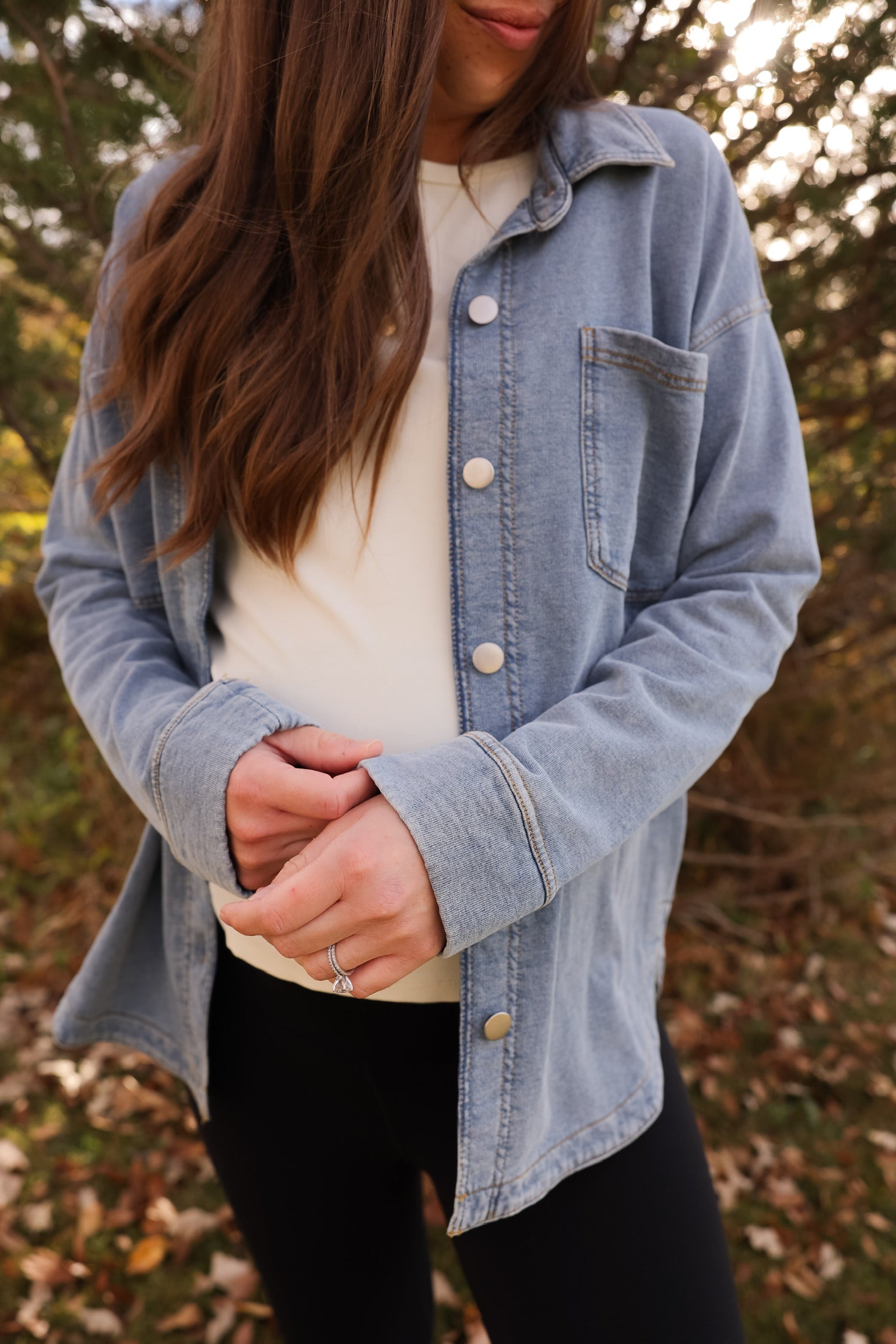 Danelle Denim Shacket