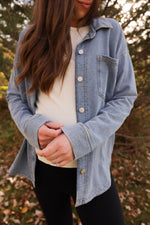 Load image into Gallery viewer, Danelle Denim Shacket
