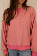 Load image into Gallery viewer, The Cassidy Top >> Pink/Natural
