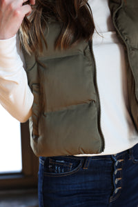 The Izzy Vest >> Olive Bronze (Two Left)