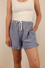 Load image into Gallery viewer, Blueberry Checker Shorts
