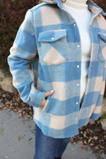 Load image into Gallery viewer, Calloway Brushed Flannel Shacket (Two Left)
