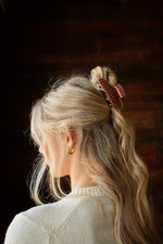 Load image into Gallery viewer, Cider Gingham Claw Clip
