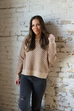 Load image into Gallery viewer, The Charming Checker Sweater
