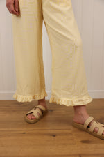 Load image into Gallery viewer, Banana Gingham Pants
