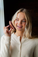 Load image into Gallery viewer, Cider Gingham Claw Clip
