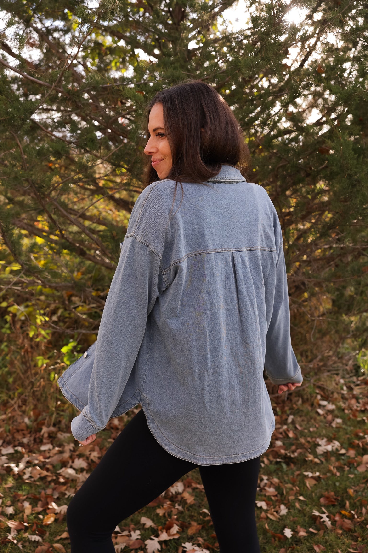 Danelle Denim Shacket