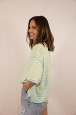 Load image into Gallery viewer, Fresh Mint Blue Tee

