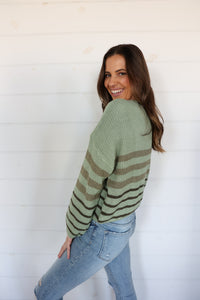 The Carver Sweater >> Sage