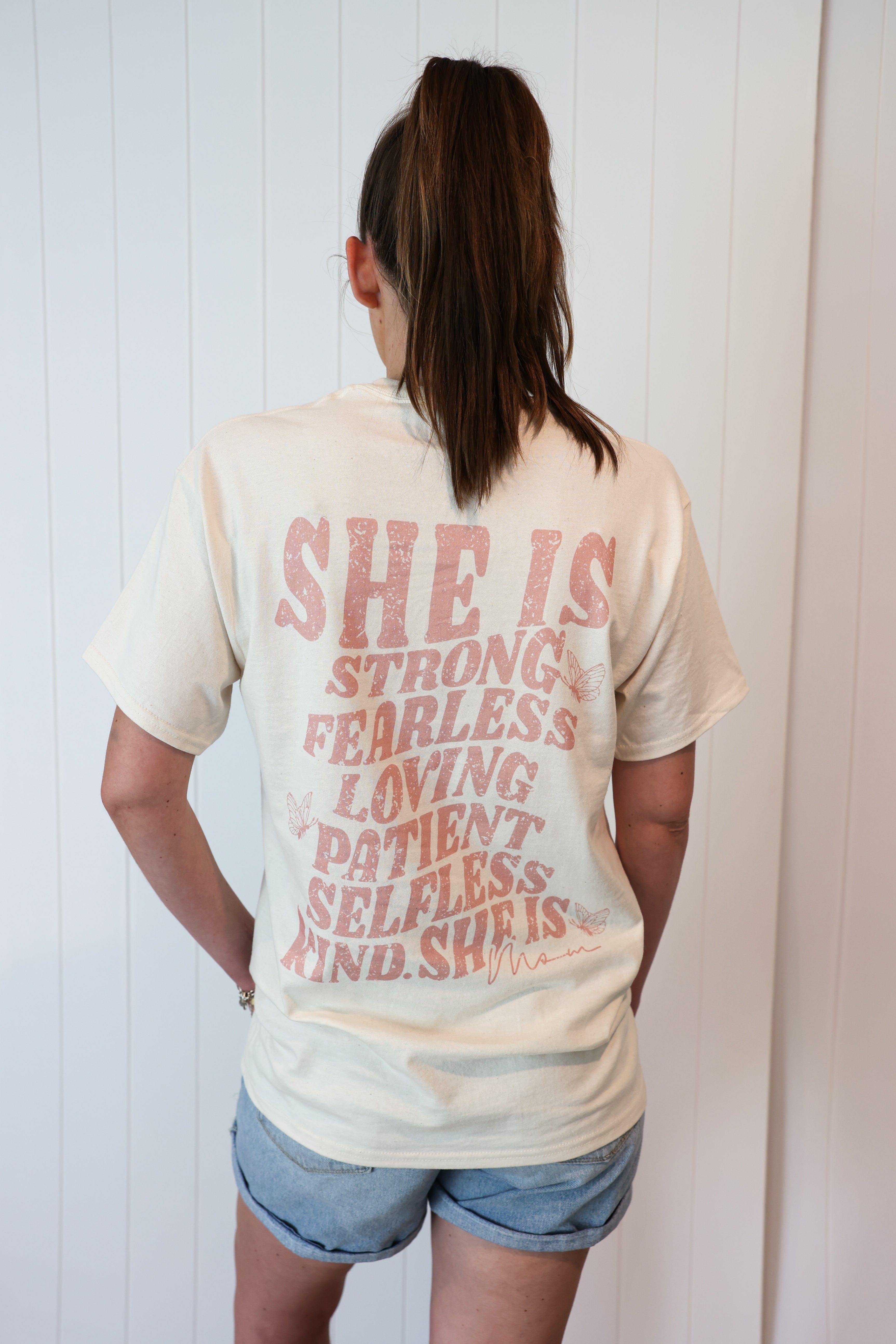 She Is Mom Tee - Comfort Colors