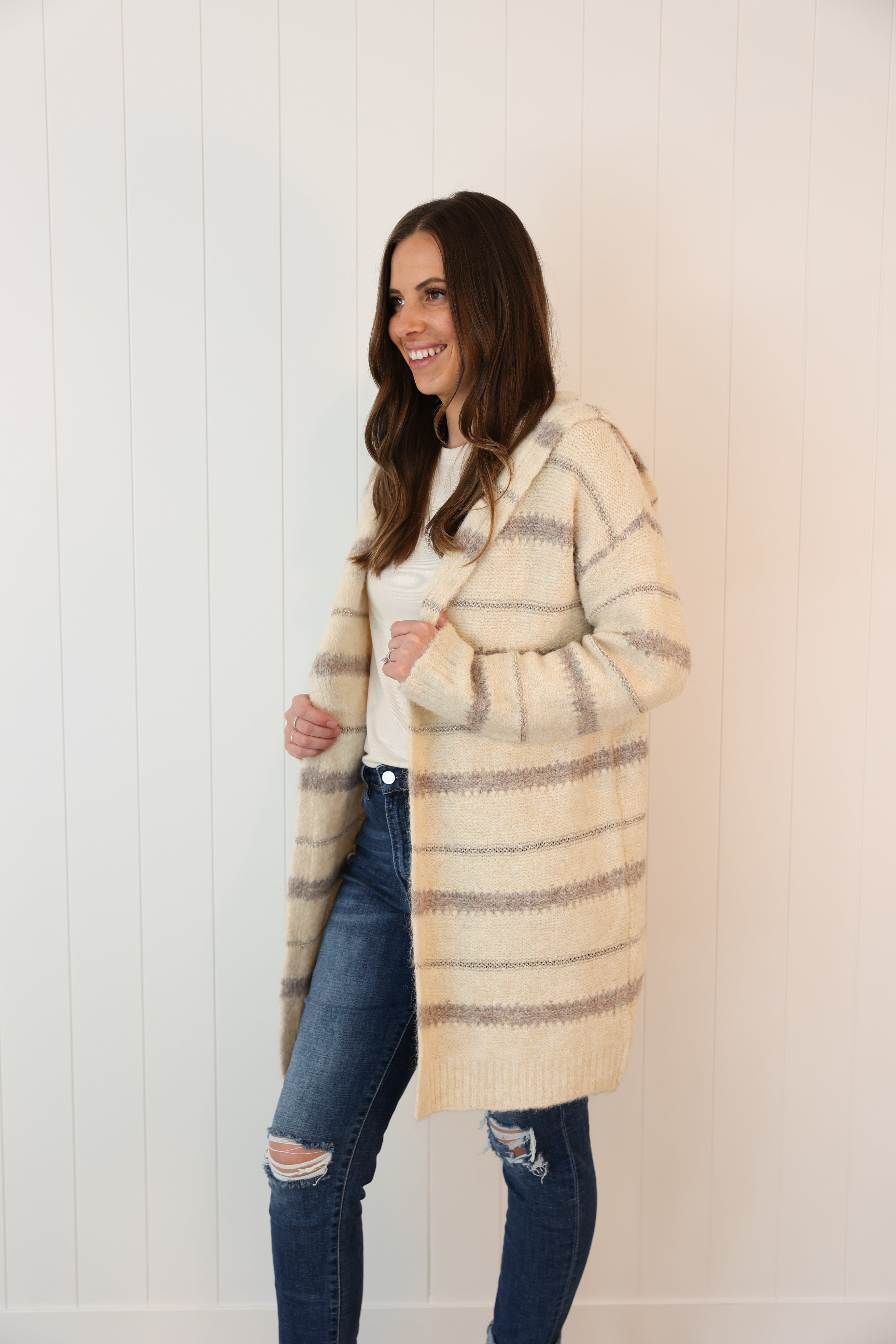 Butter Stipe Cardigan