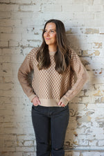 Load image into Gallery viewer, The Charming Checker Sweater
