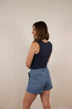 Load image into Gallery viewer, The Whitney Tank >> Navy
