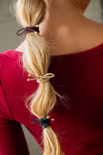 Load image into Gallery viewer, Half Bow Hair Tie 4-Pack
