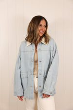 Load image into Gallery viewer, Sadie Denim Button Up
