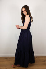 Load image into Gallery viewer, Our Sweetheart Dress &gt; Navy
