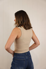 Load image into Gallery viewer, The Whitney Tank >> Light Taupe
