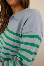 Load image into Gallery viewer, Olivia Sweater &gt;&gt; Sky Green
