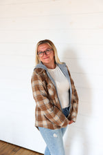 Load image into Gallery viewer, Finn Hoodie Plaid ((One Left - Size S)
