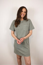 Load image into Gallery viewer, The Karlee Dress &gt;&gt; Forest Fog
