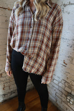 Load image into Gallery viewer, Alexandra Plaid Button Up
