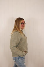 Load image into Gallery viewer, Waffle Half Zip Up (One Left - Size L)
