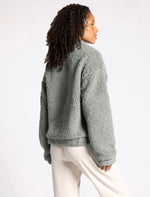 Load image into Gallery viewer, Cozy Up Quarter Zip &gt;&gt; Sage Green
